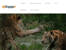 Tablet Screenshot of engage3.com